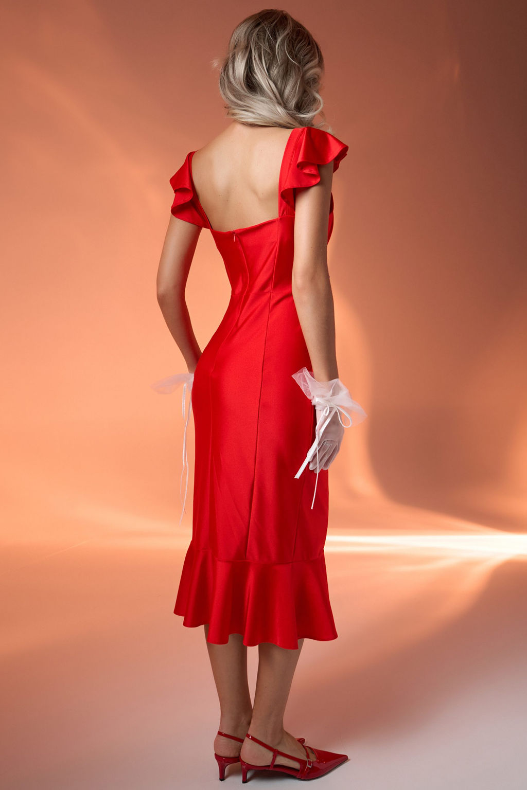 Платье Жадор (красный) - Эльза фото 15