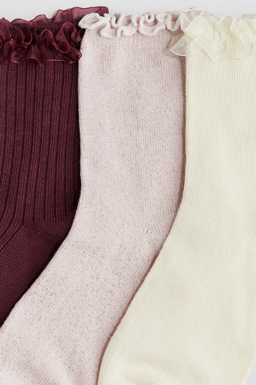 Pack de 3 calcetines con ribete sobrehilado - H&m фото 4