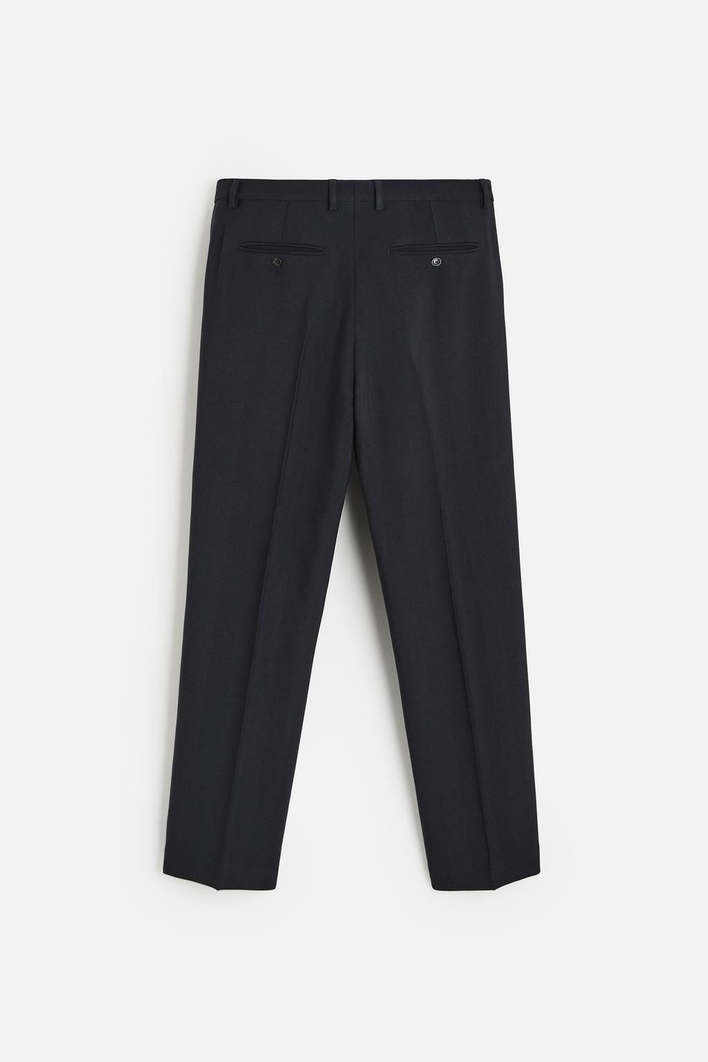HERRINGBONE SUIT TROUSERS - Zara фото 7
