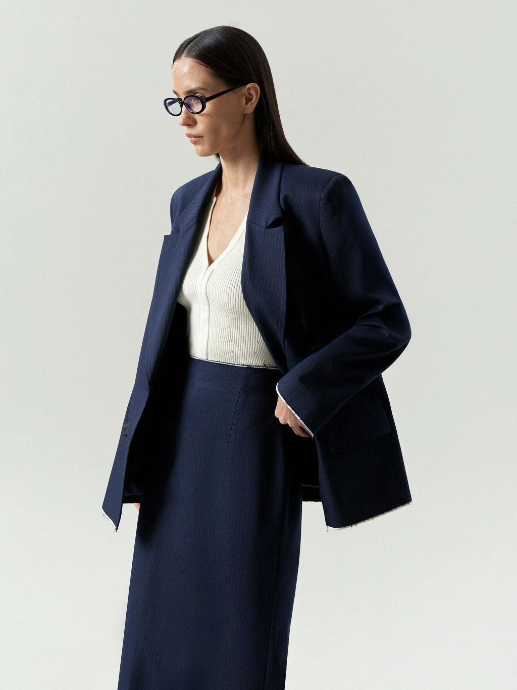 ЕМКА / Двубортный жакет с необработанным краем - Emka фото 3