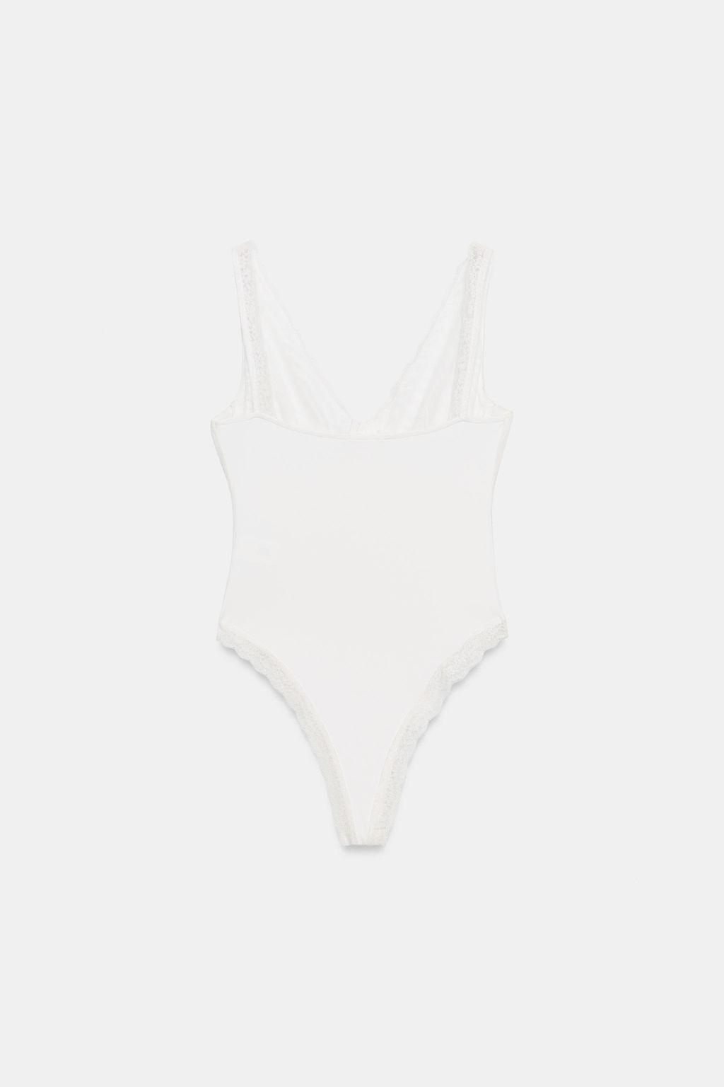 BODY COMBINADO ENCAJE / Blanco roto
