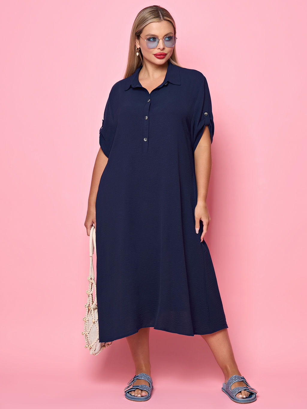 Платье 0258-1с глубокий черный - Dora фото 31