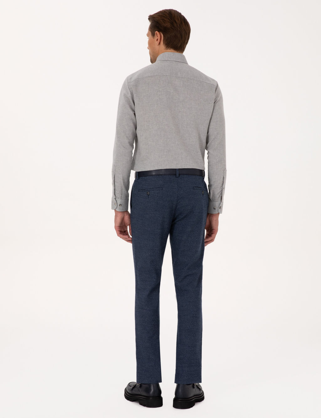 Lacivert Ekstra Slim Fit Kuma_ Pantolon