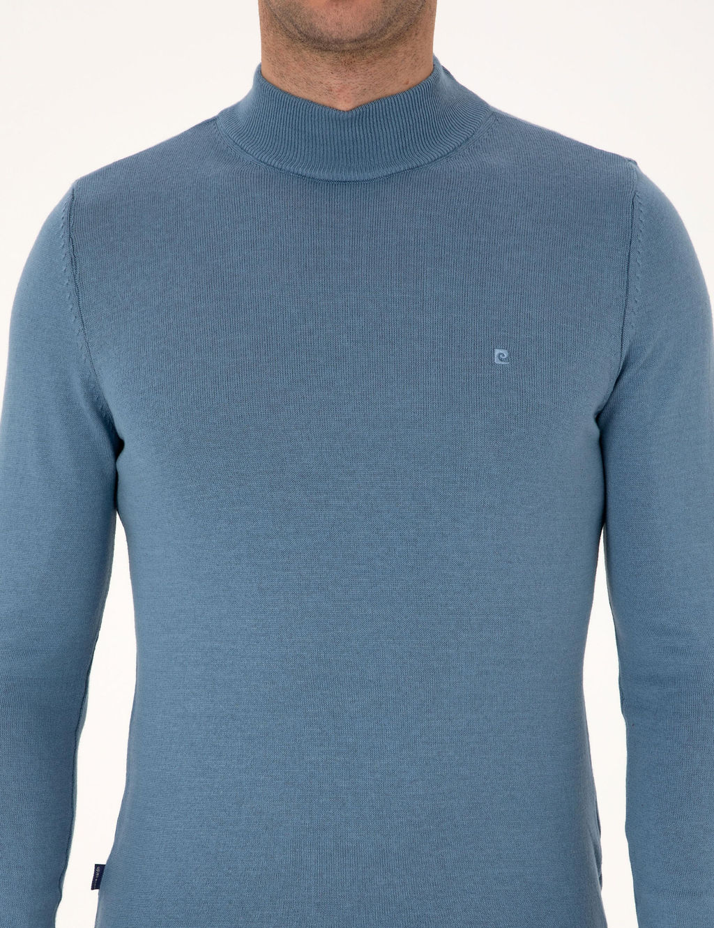 Mavi Slim Fit Yar_m Bal_k__ Yaka Basic Triko Kazak - Pierre cardin фото 6