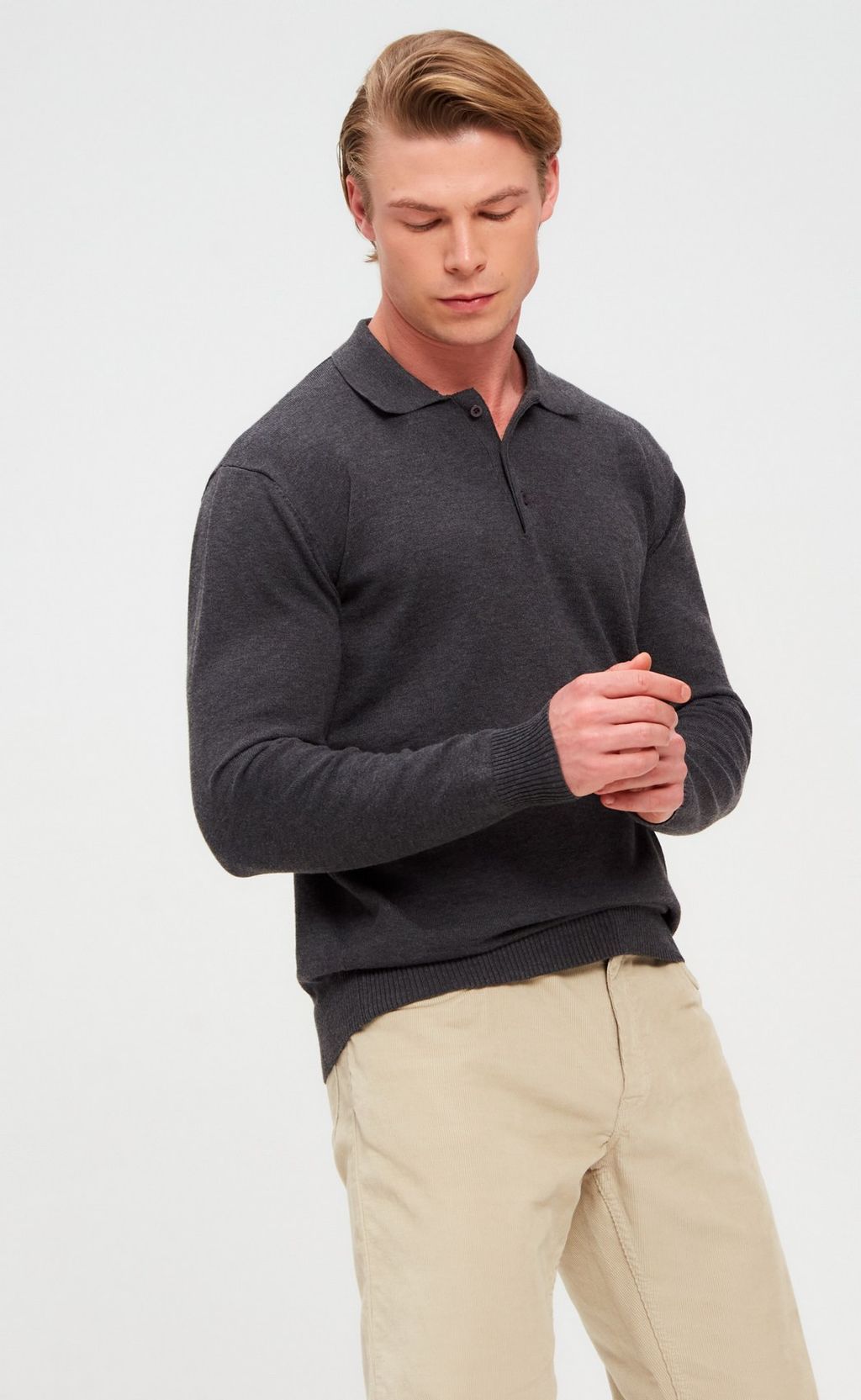 Джемпер F310-0503 grey - Fine joyce фото 3