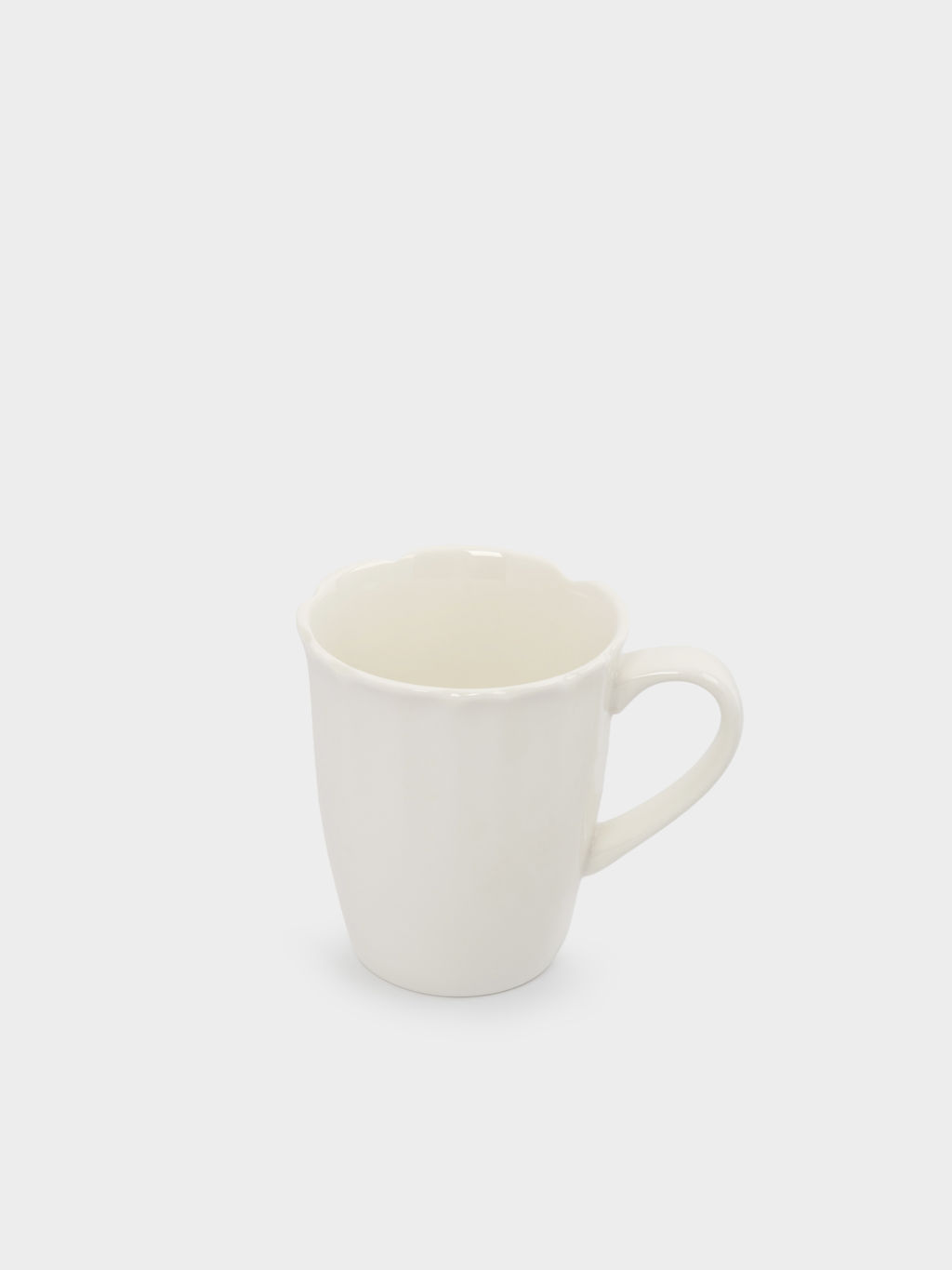 Кружка, 400 мл, фарфор P, белая, Волнистый край, White ocean - Anna lafarg фото 4