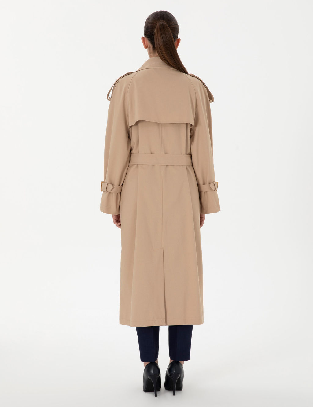 Bej Oversize Tren_kot - Pierre cardin фото 5