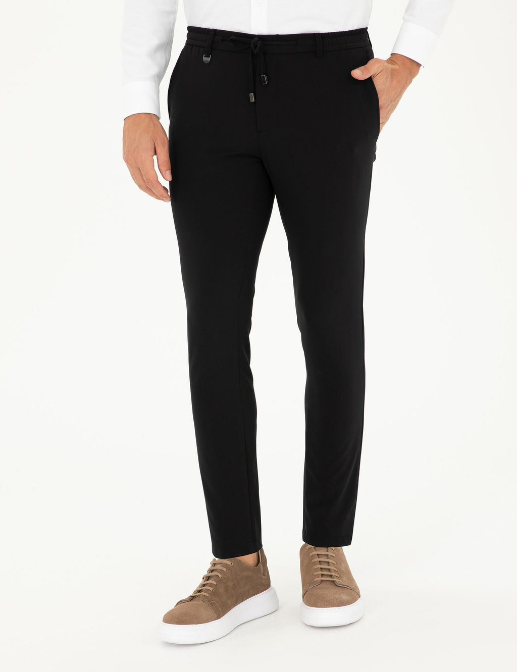 Siyah Klasik Jogger Pantolon - Pierre cardin фото 2