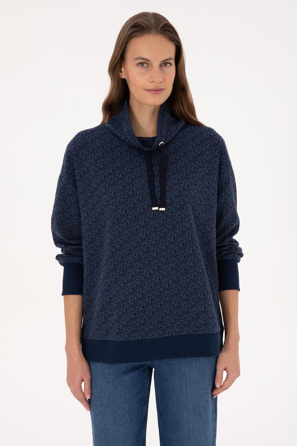 Kad_n Lacivert Sweatshirt - U.s. polo assn фото 3