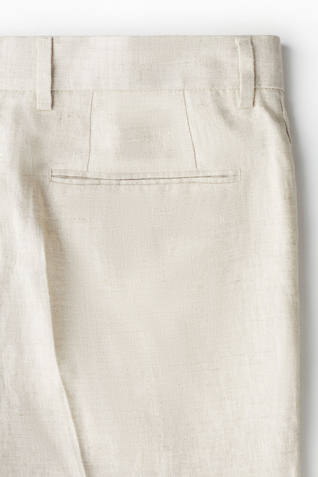 Pantal?n de traje en lino Slim Fit - H&m фото 8