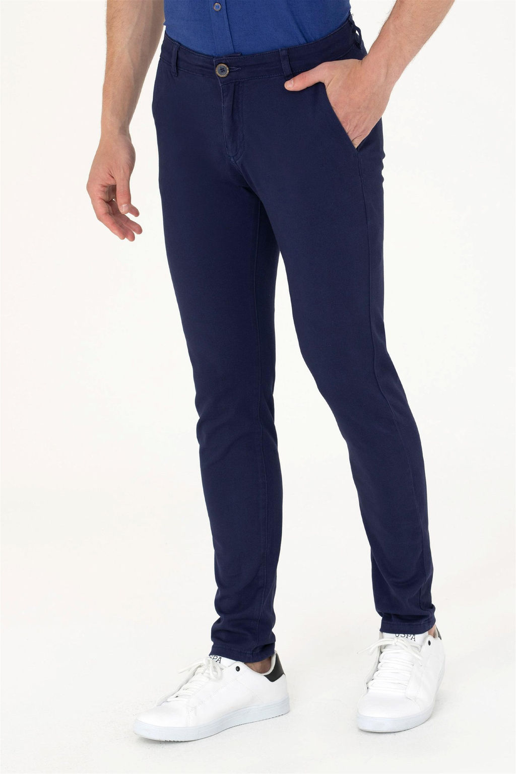 U. S. Polo Assn Мужские темно-синие брюки из плотной ткани - U.s. polo assn фото 9