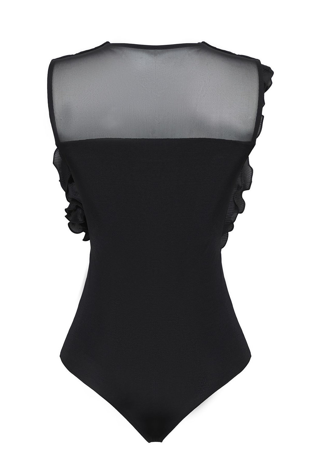 TRENDYOLMILLA Siyah Tul Detayl? F?rf?rl? Orme Body TPRSS25BD00010  фото 11