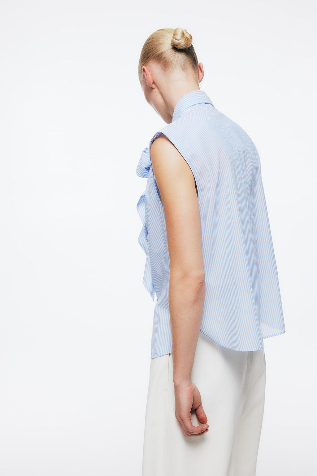 Blusa con lazada - H&m фото 3