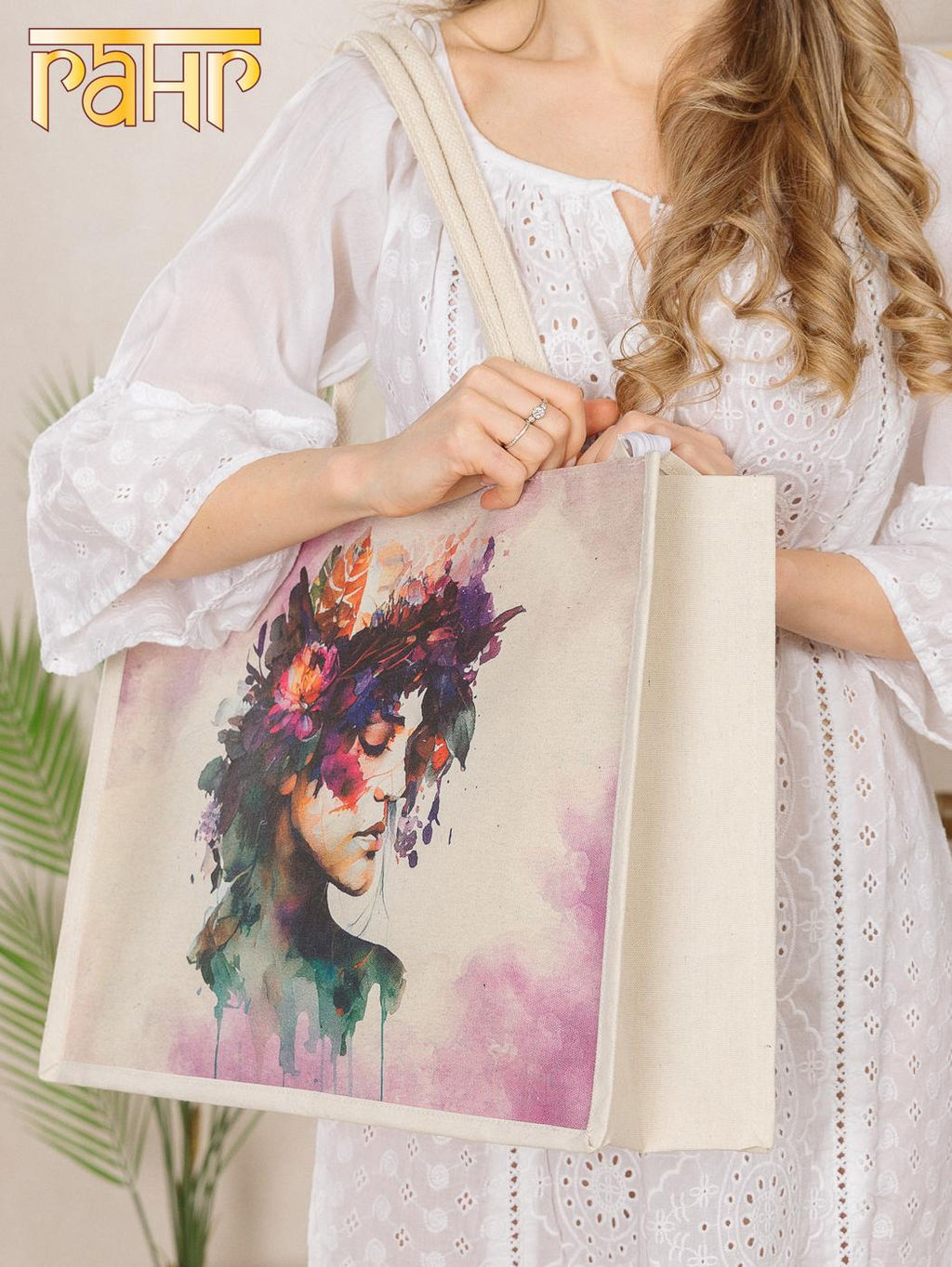 Сумка (хлопок) ламинированная 45х15х35см №3001/1 - Ганг фото 5