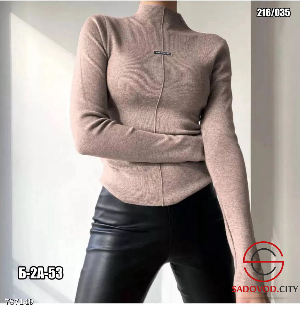 Женская водолазка однотонная - Bruno фото 14