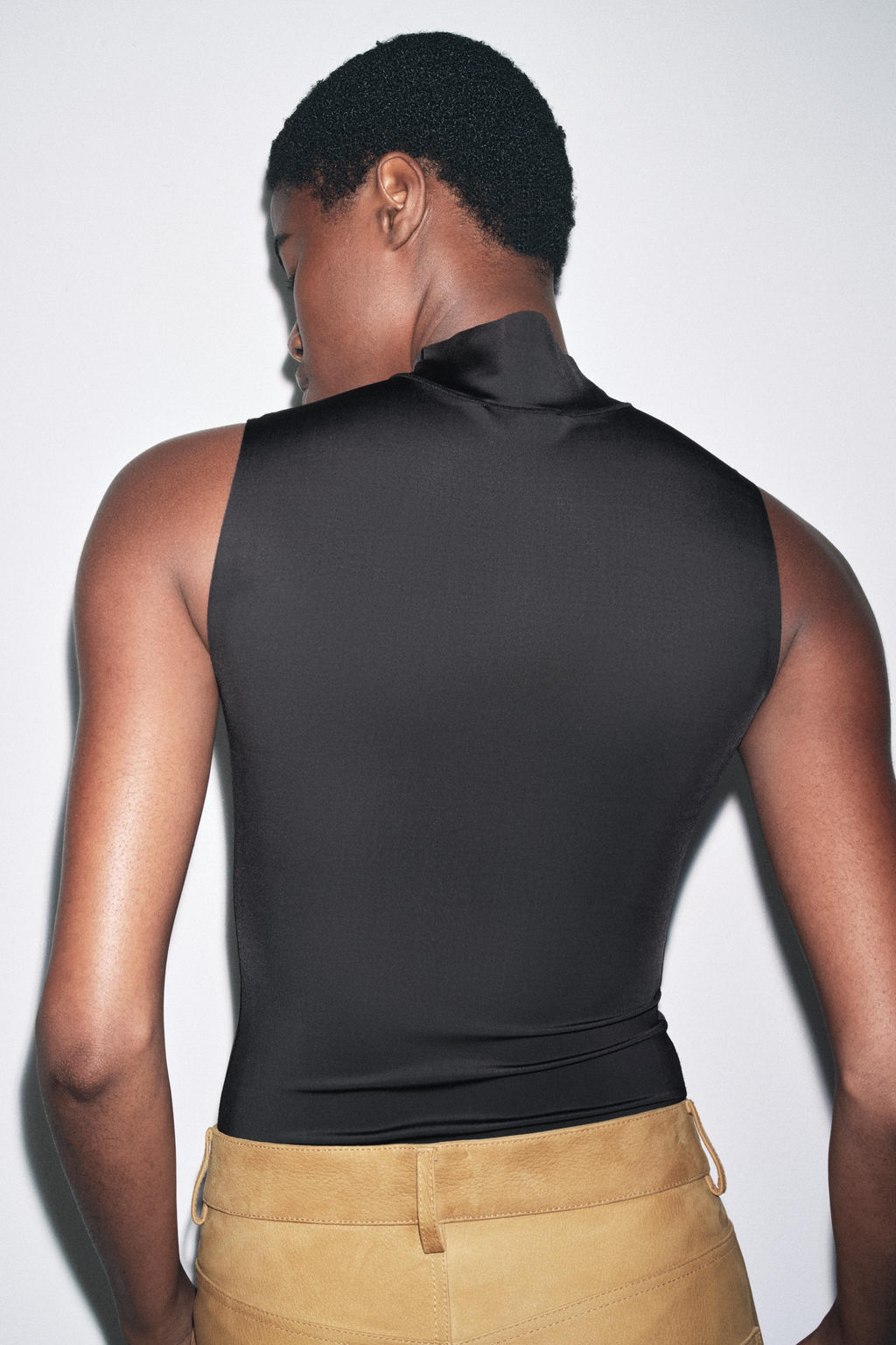 HIGH NECK POLYAMIDE TOP - Zara фото 2