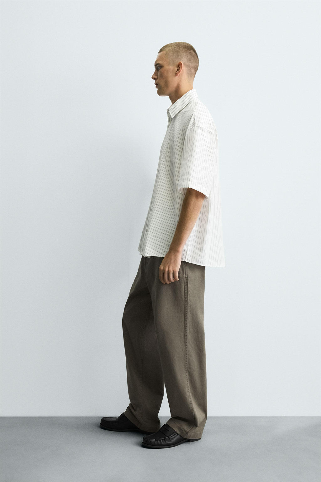 EMBROIDERED STRIPED SHIRT - Zara фото 4