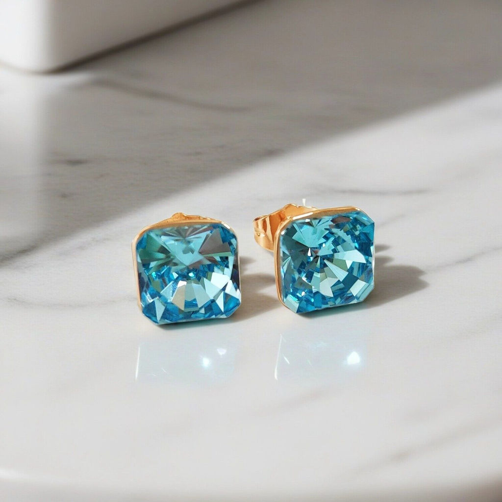 Серьги с кристаллами Swarovski
