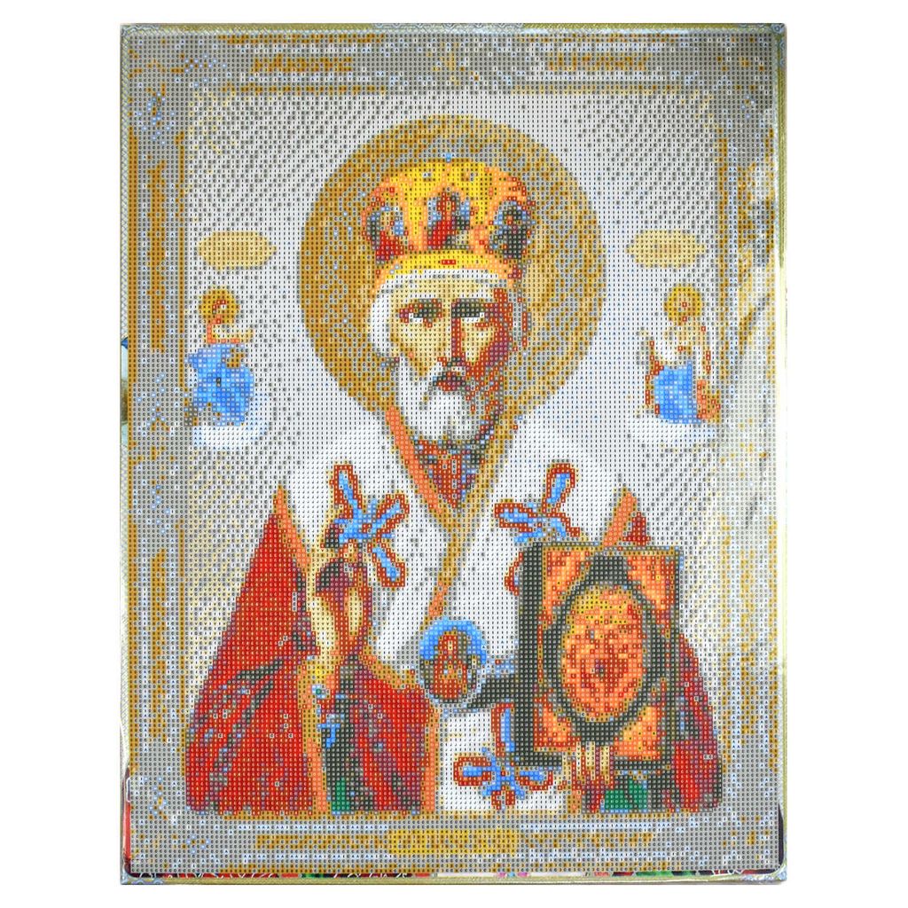 Набор для творчества Алмазная мозаика арт. 59819 / 16 СВЯТОЙ НИКОЛАЙ размер: 40*50 см - Феникс+ фото 5