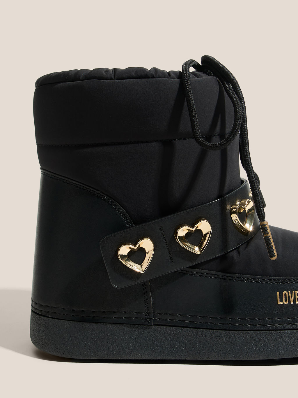 Женские дутики LOVE MOSCHINO SKI BOOT Артикул 4562698, черный  фото 3