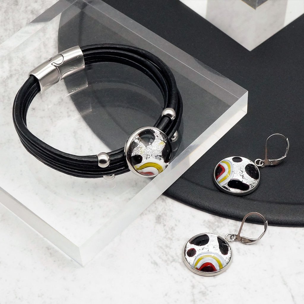 Серьги из муранского стекла ENIGMA LS3017 - Vloes фото 6