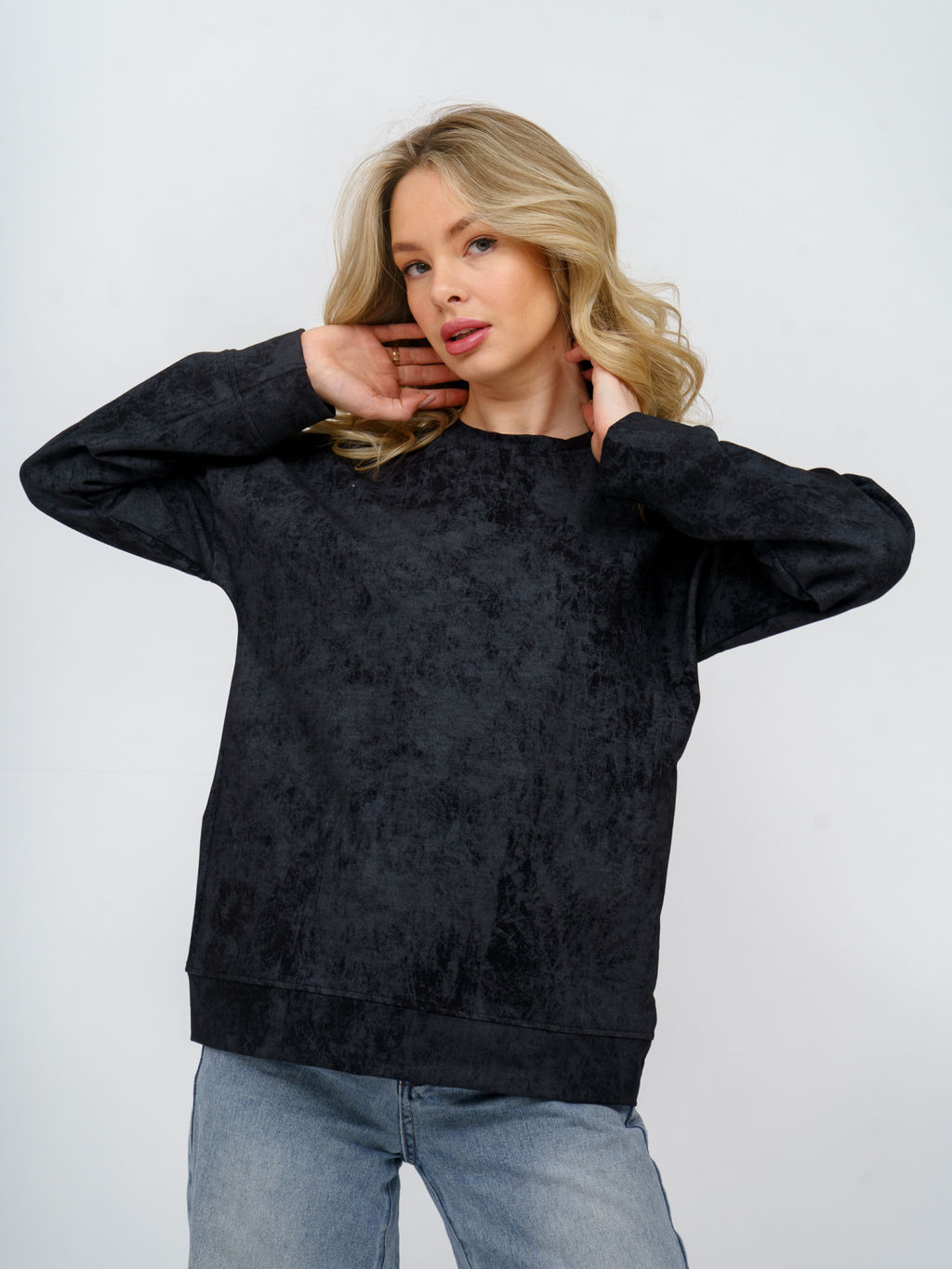 985 Свитшот винтаж из турецкого футера с лайкрой - Svetekst фото 39