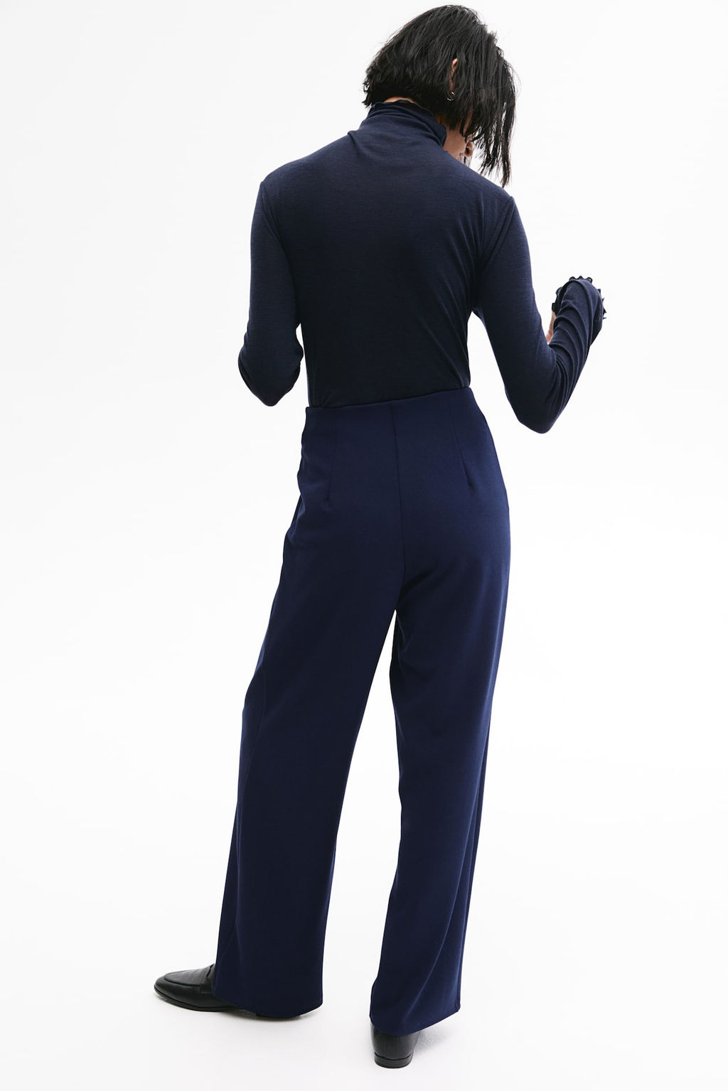 Pantalon amplio con cinturon - H&m фото 4