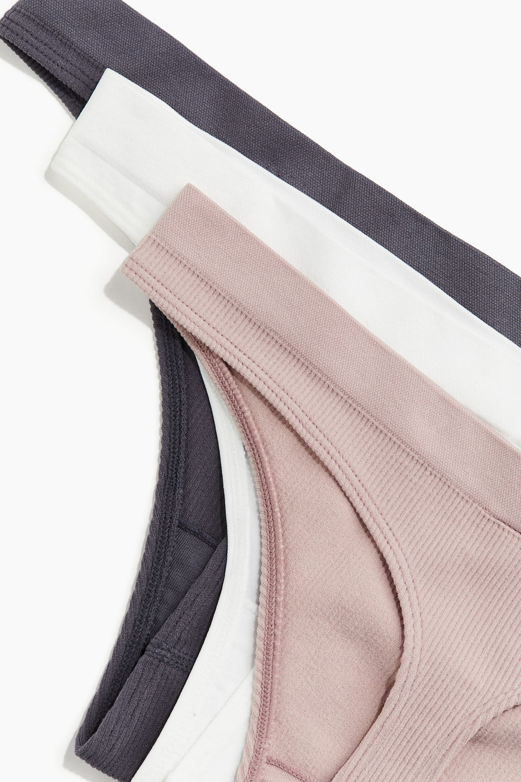 Pack 5 bragas Thong Seamless - H&m фото 3