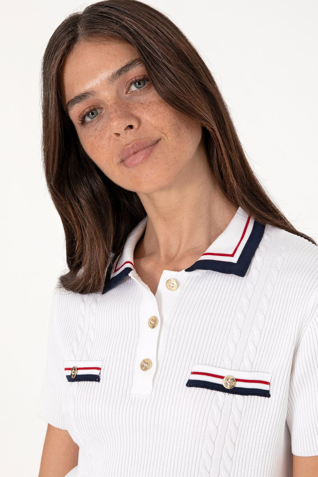 Kad_n Beyaz Kazak Sepette S_rpriz _ndirim - U.s. polo assn фото 2