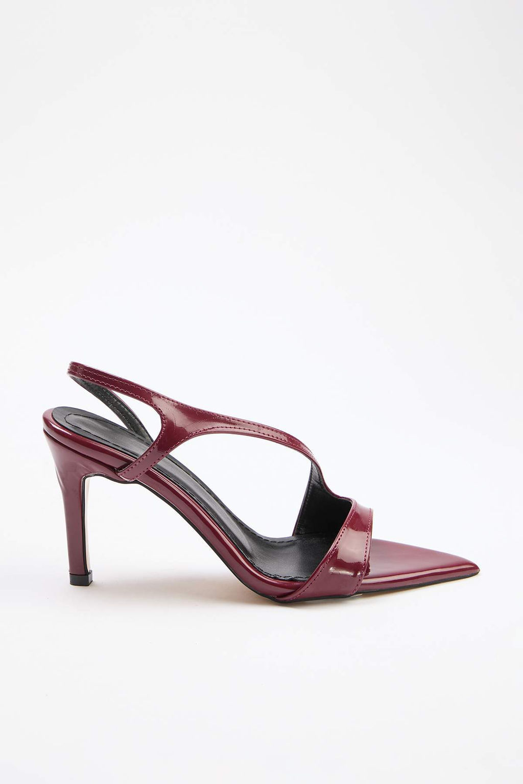 Bordo Rugan 8,5 cm Kad?n Klasik Topuklu Ayakkab? TAKSS26TO00001