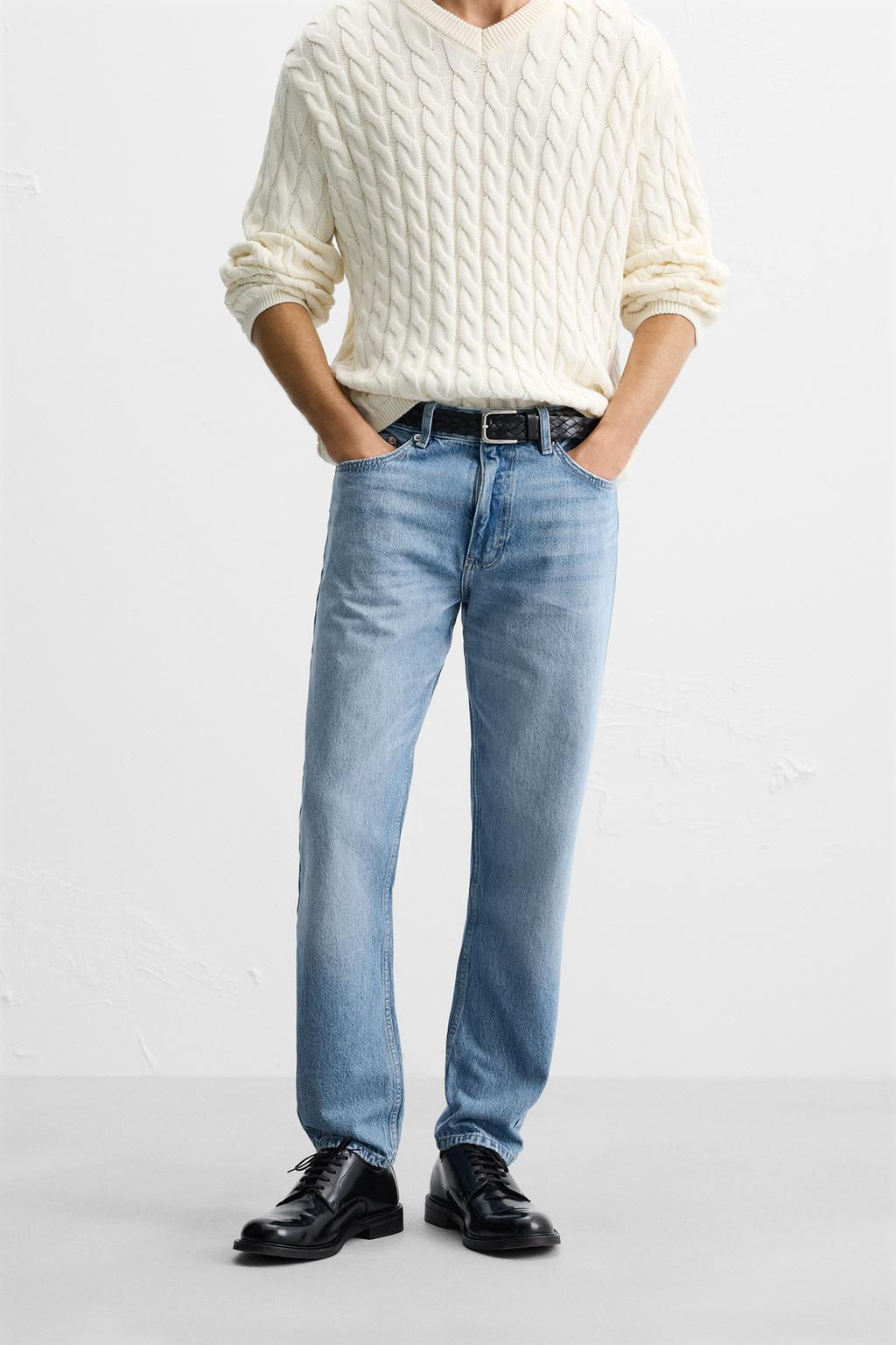 SLIM FIT TAPERED JEANS - Zara фото 30