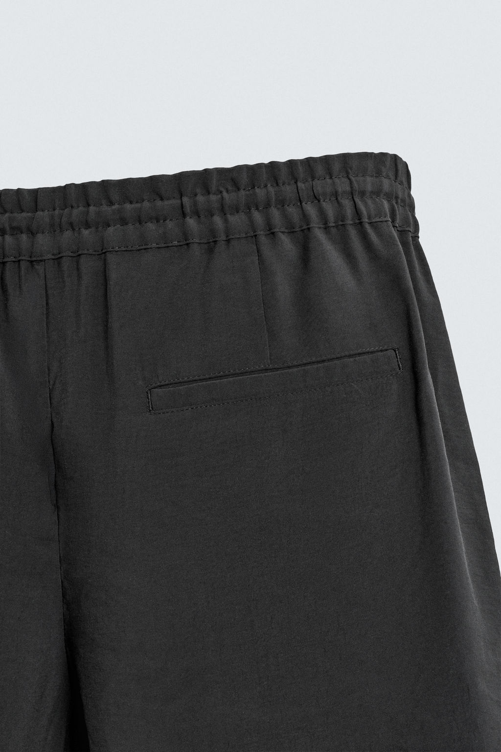 BERMUDA FLUIDA RELAXED FIT / Negro - Zara фото 9