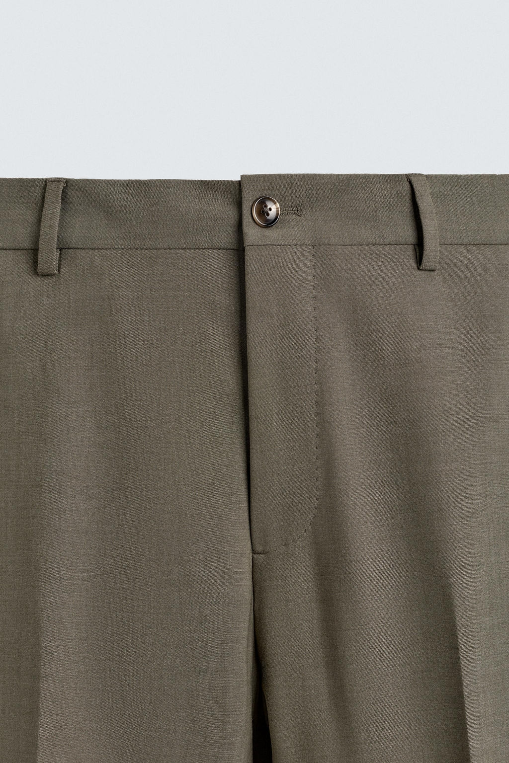 PANTAL?N REGULAR FIT TRAJE / Verde - Zara фото 7