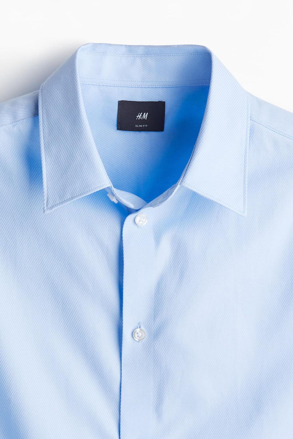 Camisa en algodon pima Slim Fit - H&m фото 7