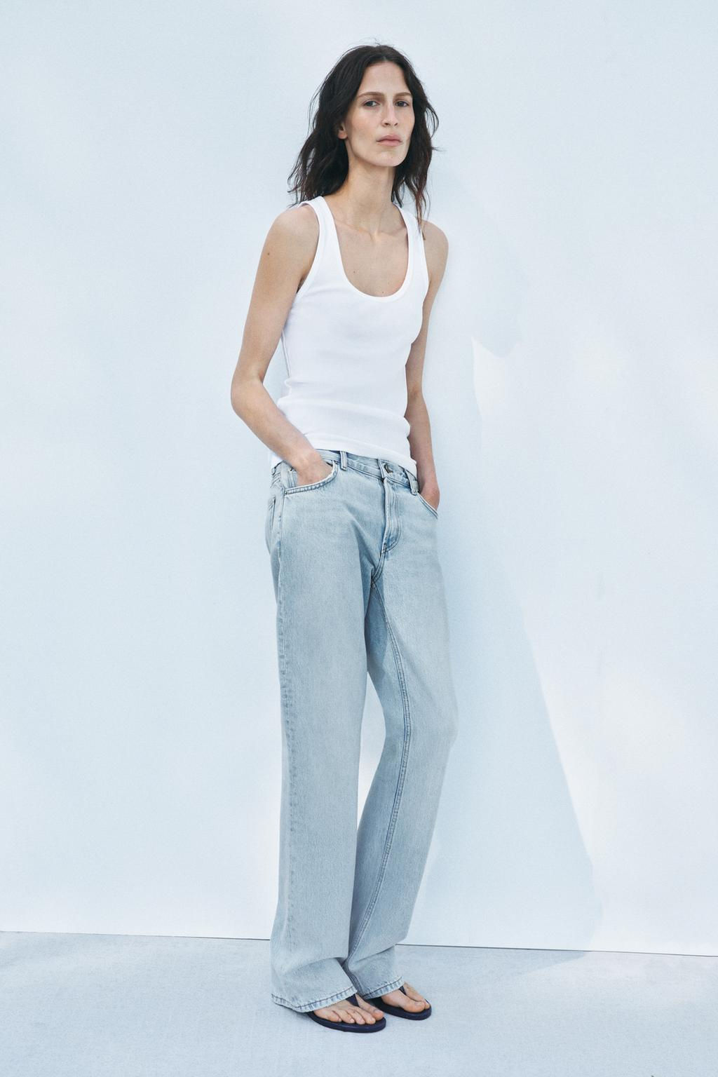 ZW COLLECTION STRAIGHT BOOTCUT LOW-RISE JEANS - Zara фото 15