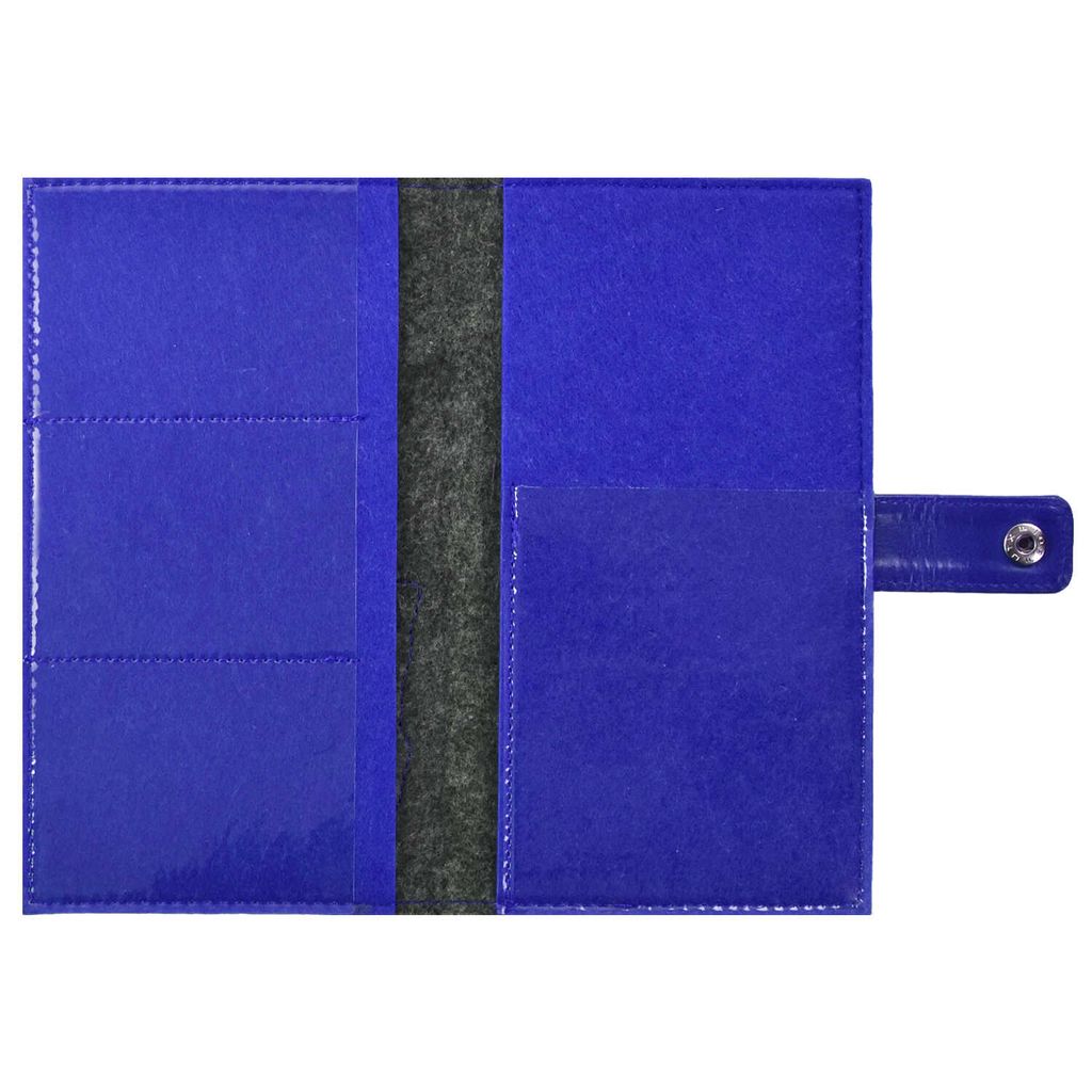 Органайзер-обложка д/путешествий арт.45284/30 ФЕТР ГРАФИТ.+ФЕТР СИНИЙ+САРИФ СИНИЙ - Escalada фото 4