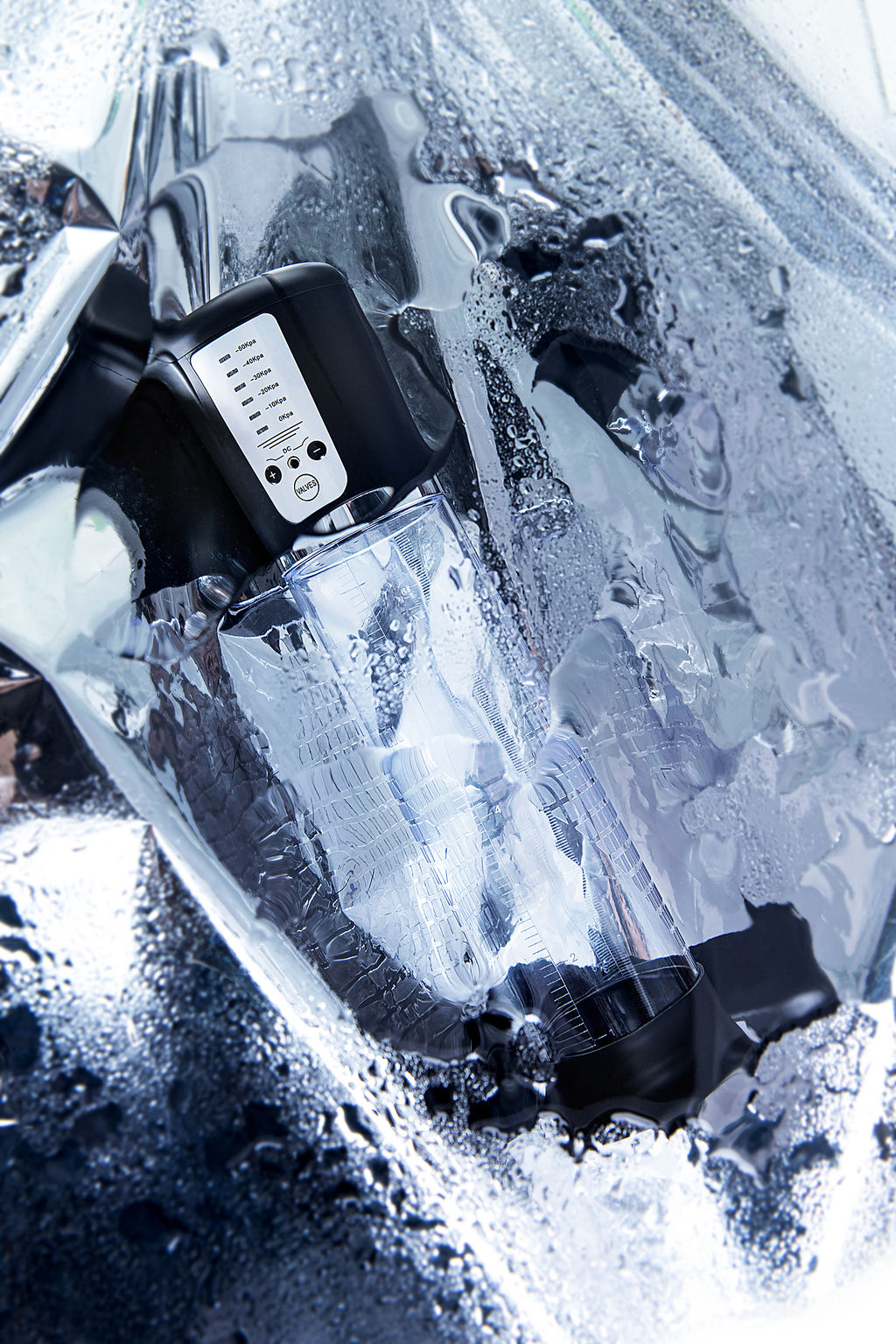 Автоматическая помпа для пениса Sexus Men Expert Sigurd, ABS-пластик, черная, 29 см  фото 8