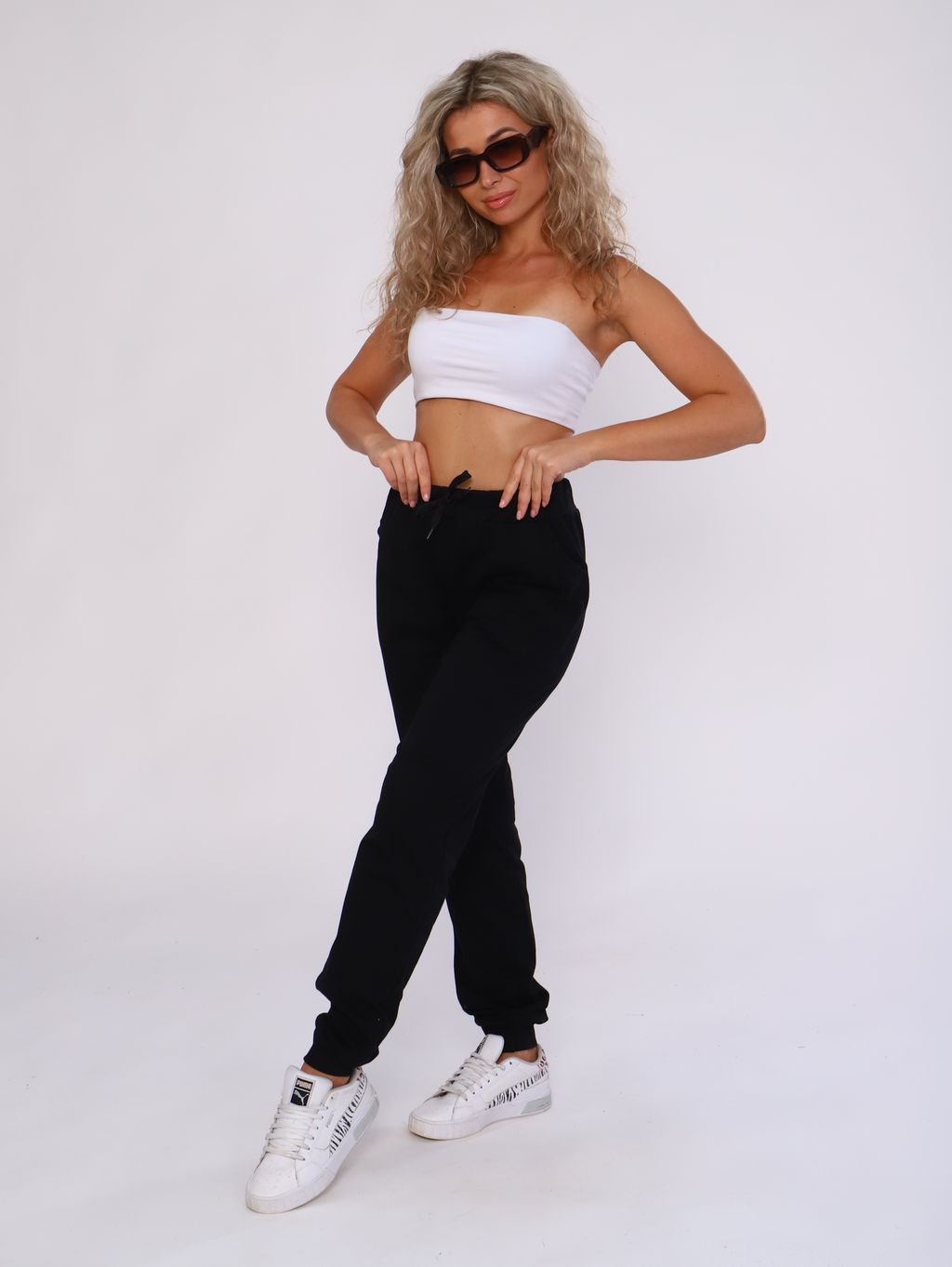 М238 Брюки женские (черный) - Иванушка-трикотаж фото 10