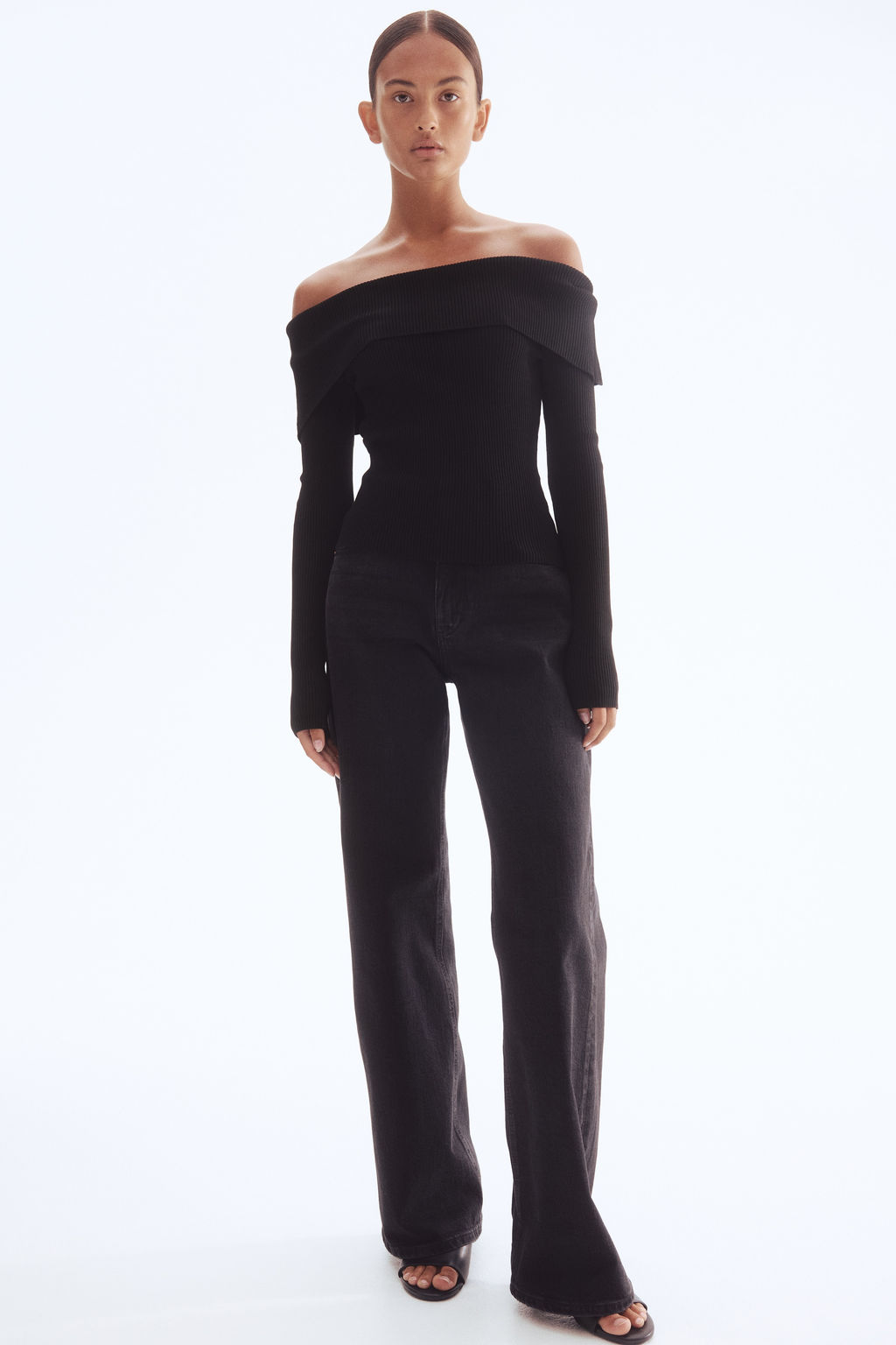 Top off-the-shoulder en punto de canale - H&m фото 10