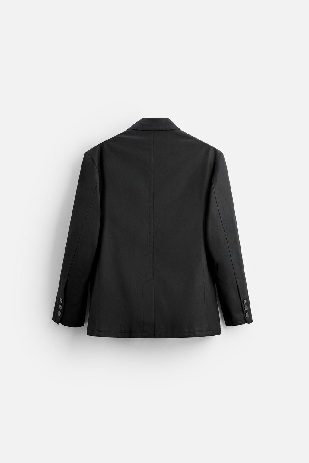 DOUBLE-BREASTED SUIT BLAZER - Zara фото 8