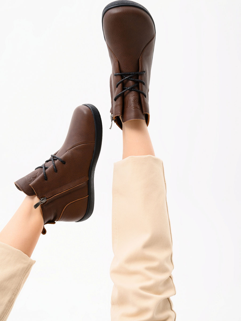 Ботинки женские демисезонные 352.NATAbl.Светло-коричневая оттима/Шерсть