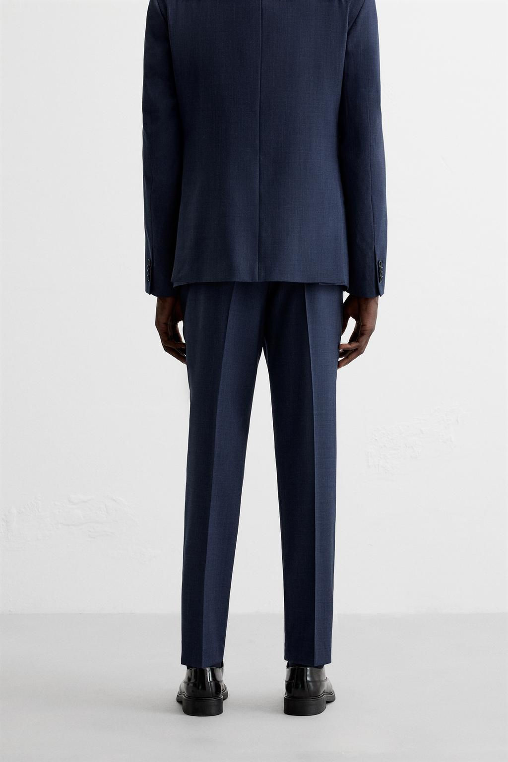 HOUNDSTOOTH SUIT TROUSERS - Zara фото 3