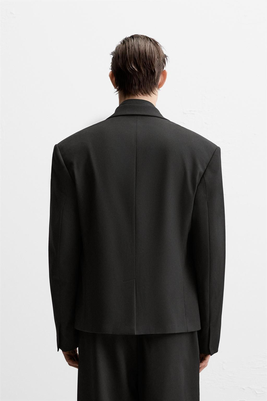 CROPPED FIT VISCOSE BLAZER - Zara фото 3