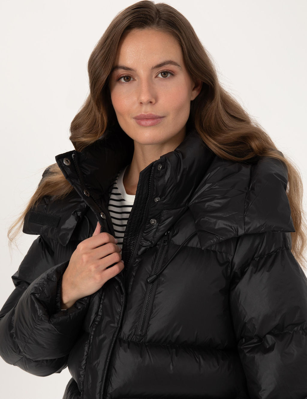 Siyah Oversize Mont - Pierre cardin фото 2