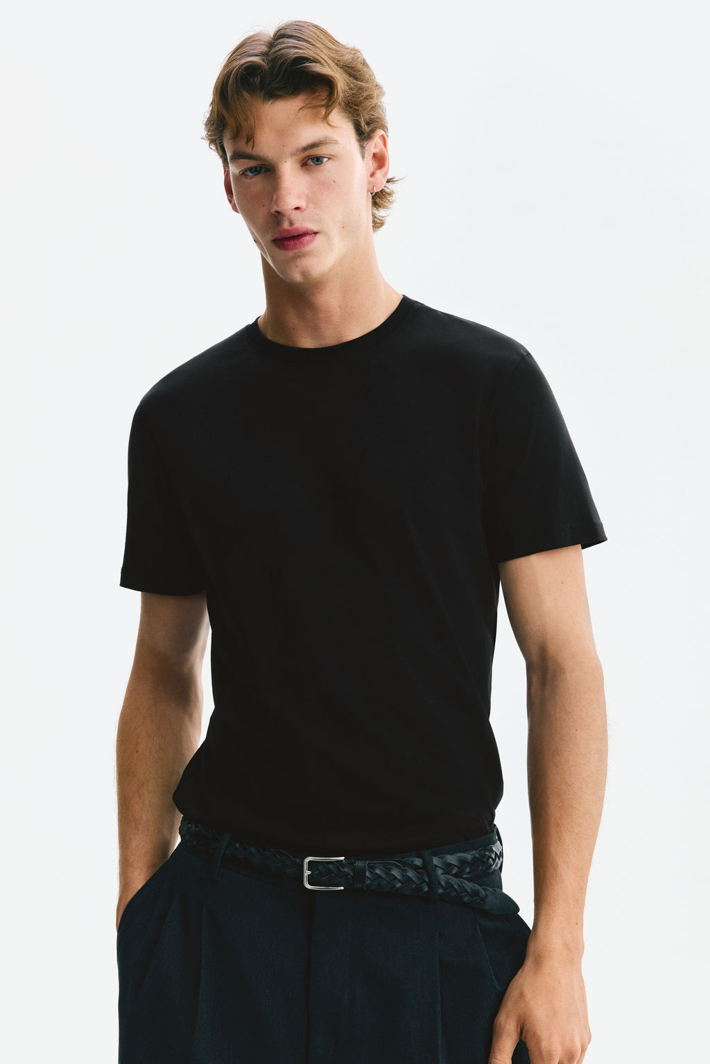 Camiseta en algod?n pima Slim Fit - H&m фото 10
