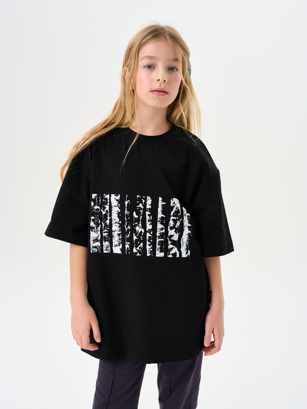 Футболка оверсайз Уголь с принтом 7+ - Bungly фото 2