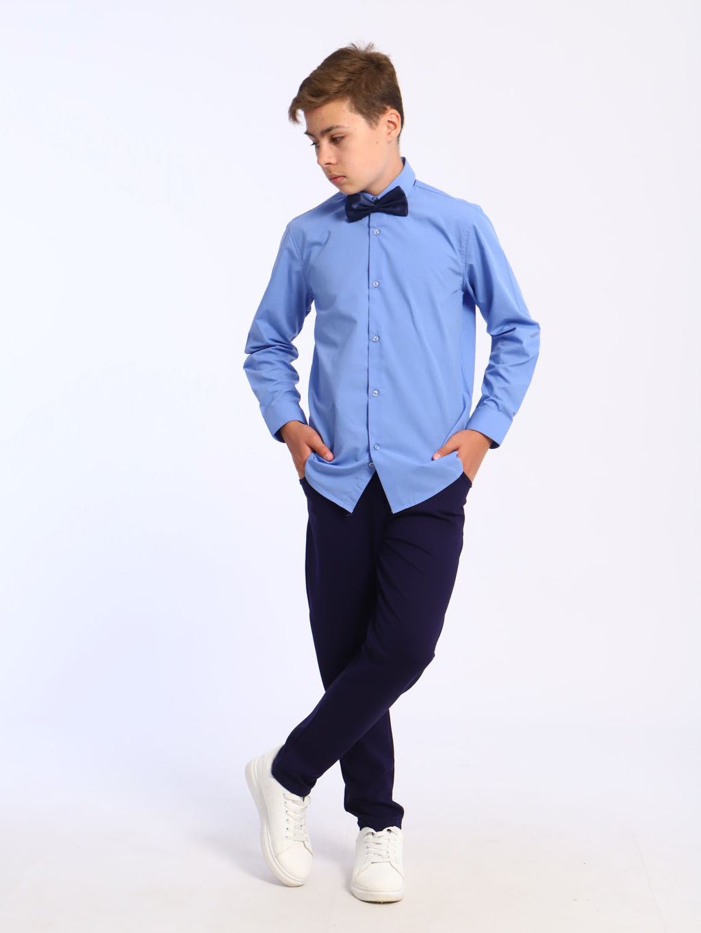 Ладошки / Рубашка Школьник белый  фото 23