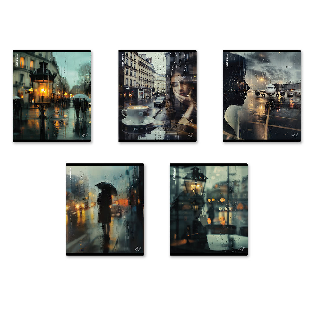 Цена за 5 шт. Тетрадь общая ученическая ErichKrause Outside, 48 листов, клетка, глянцевая ламинация_MIX-PACK фото 12