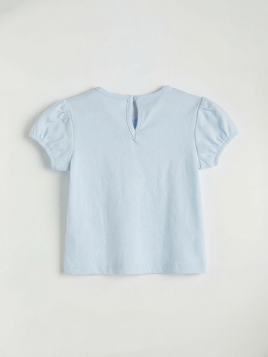 Bisiklet Yaka ?i?ekli K?z Bebek Elbise ve Ti??rt