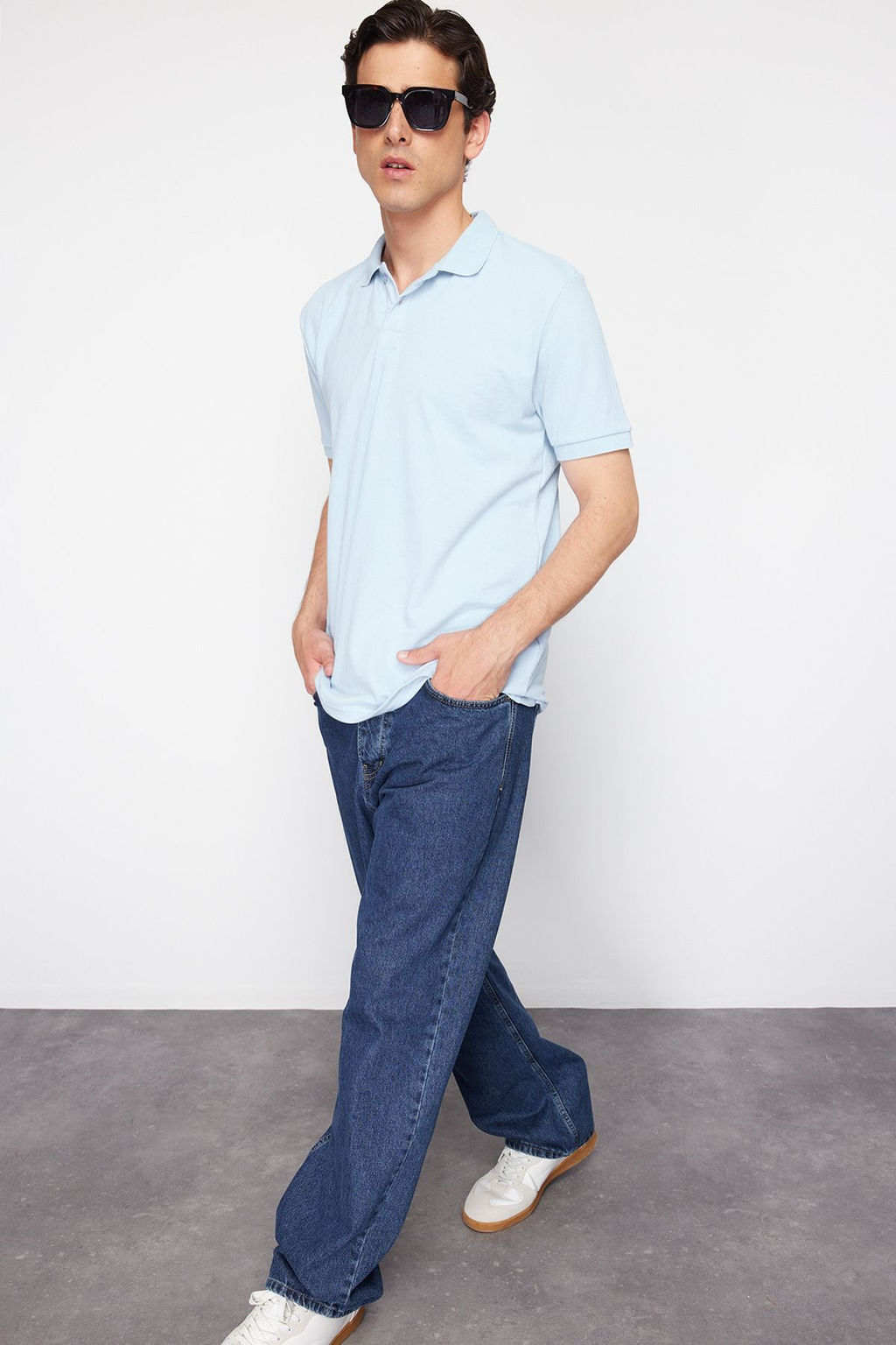 TRENDYOL MAN Premium Haki Regular/Normal Kesim Aplikeli Pike Polo Yaka T-shirt TMNSS23PO00016 - Trendyolmilla фото 34